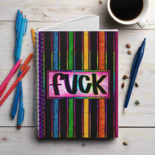 Fu*k Spiral Notebook - Ruled Line