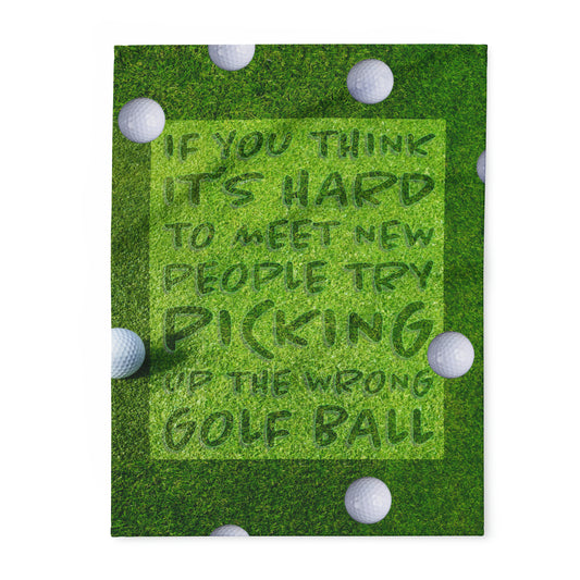 friends golf Arctic Fleece Blanket