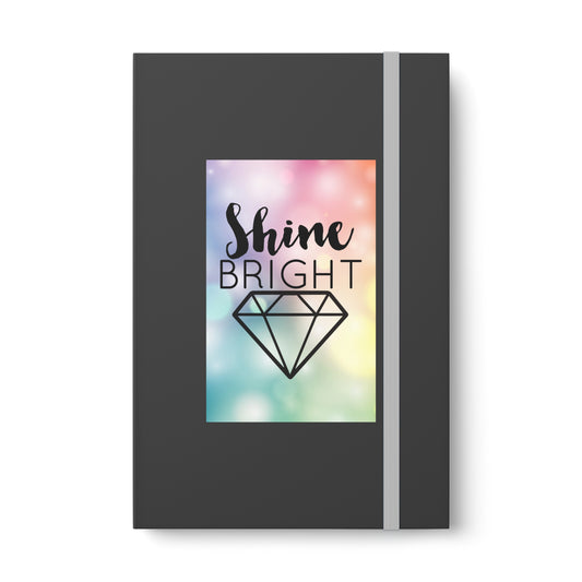 Shine Bright Contrast Notebook - Ruled