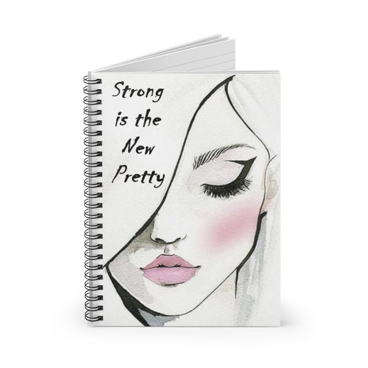 pretty Spiral Notebook - Ruled Line