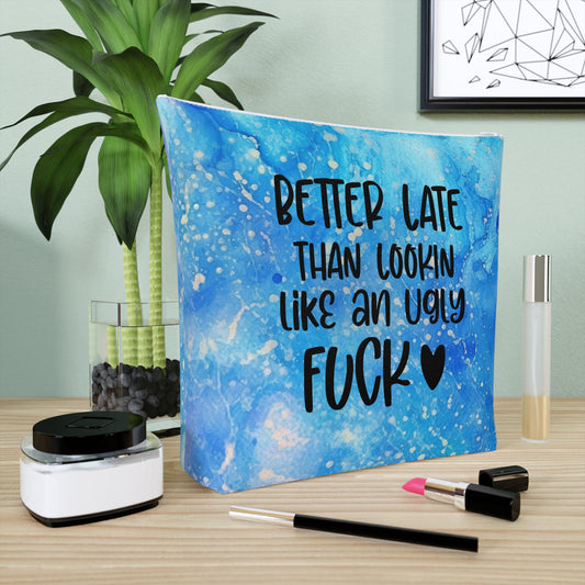 Better Late Then?? Cotton Cosmetic Bag