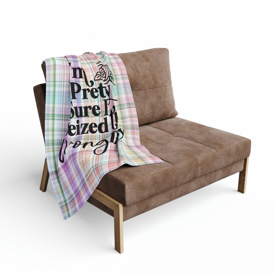 Colourful Seized the wrong day Arctic Fleece Blanket