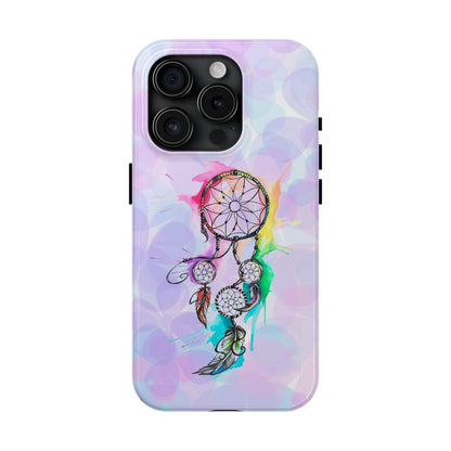 Dream catcher pastel purple and pink watercolour Tough Phone Cases