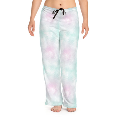 Sweet dreams pink and aqua Women's Pajama Pants (AOP)