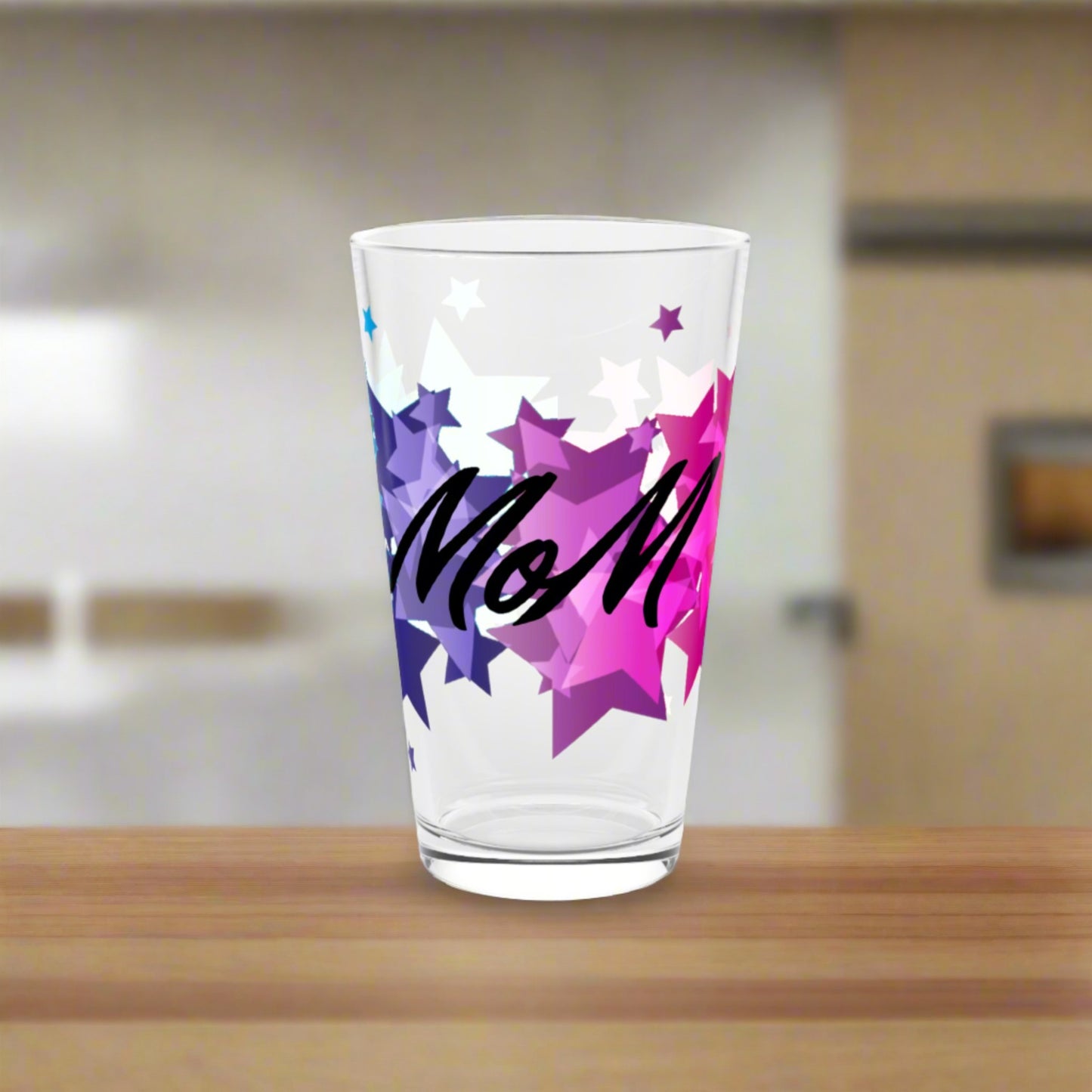 Mom Stars, Pint Glass, 16oz