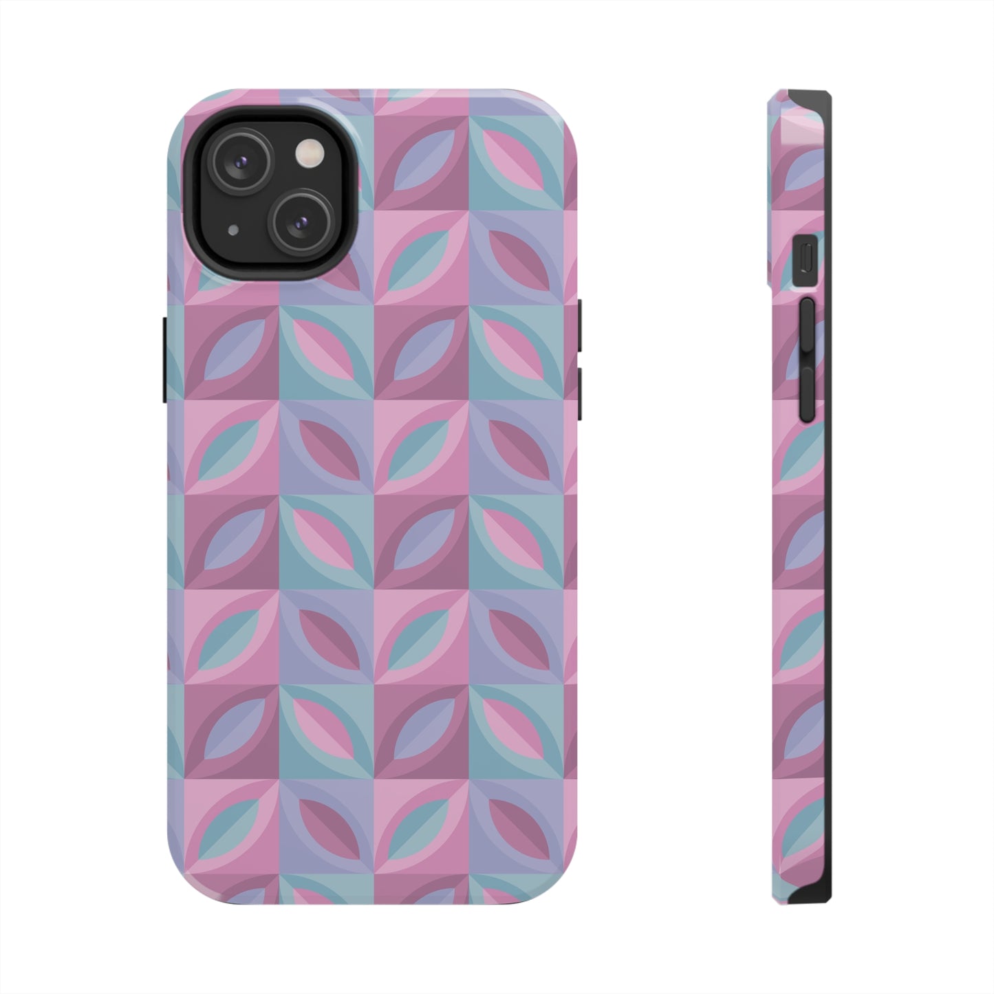 pastel purple and pink watercolour Tough Phone Cases