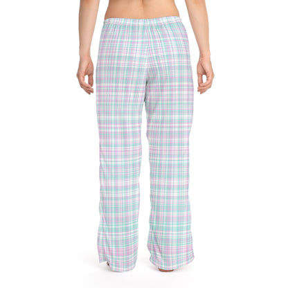 Sweet dream purple and auqa Women's Pajama Pants (AOP)