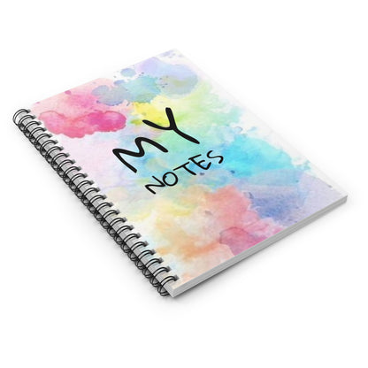 water colour Spiral Notebook - Ruled Line