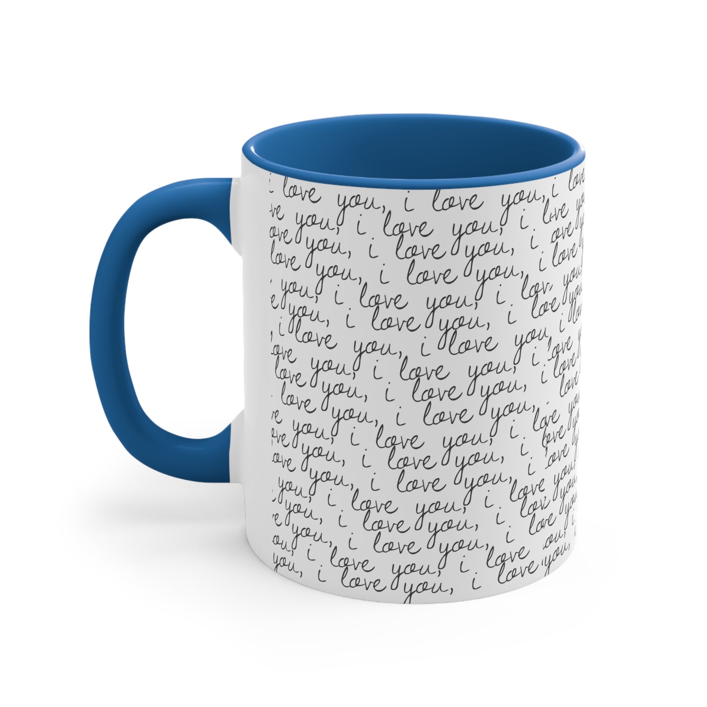 I Love You Accent Coffee Mug, 11oz