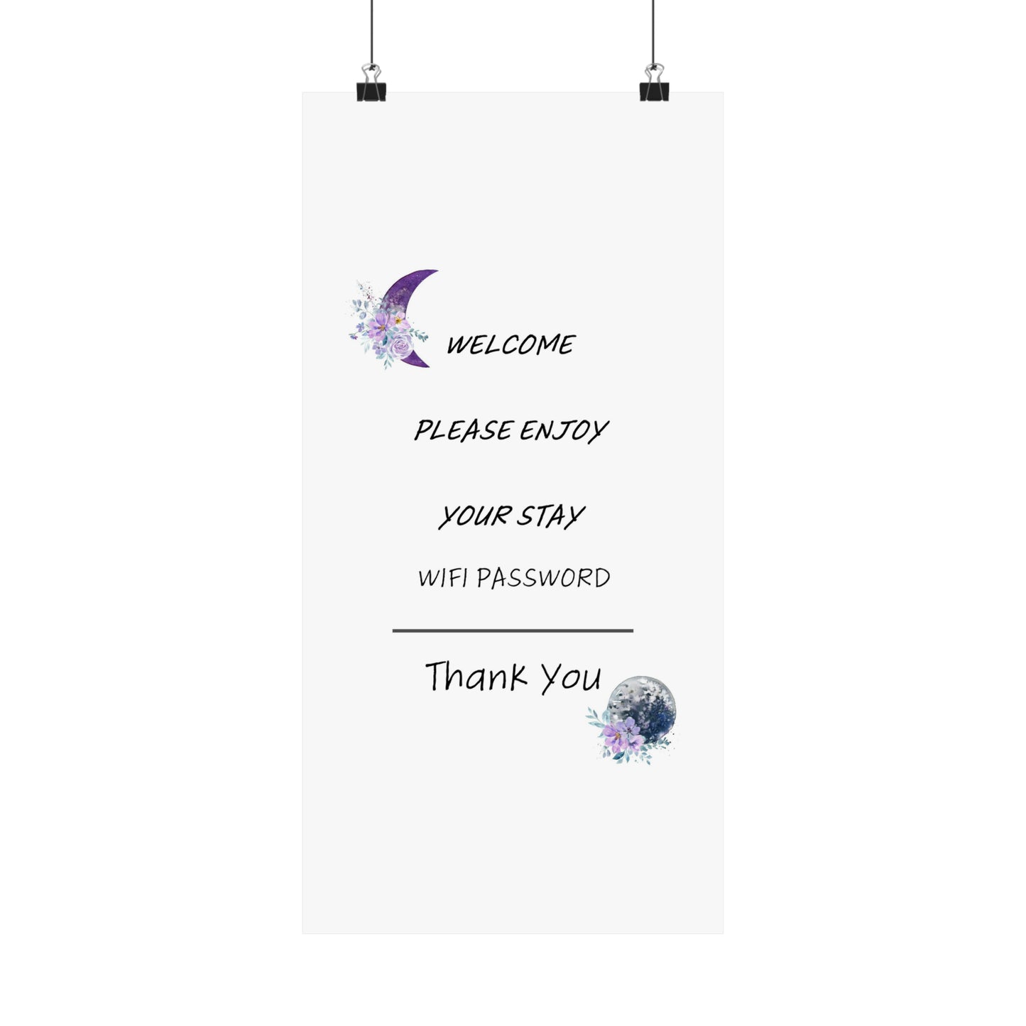 Welcome Matte Vertical Posters