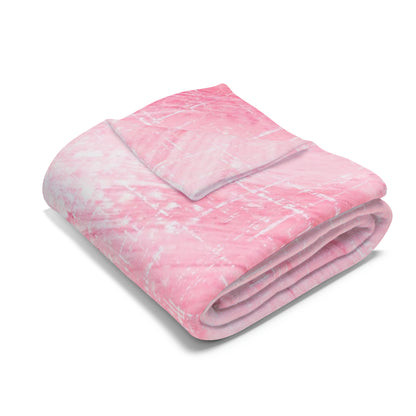 Mixed Pink Watercolour bestie Arctic Fleece Blanket