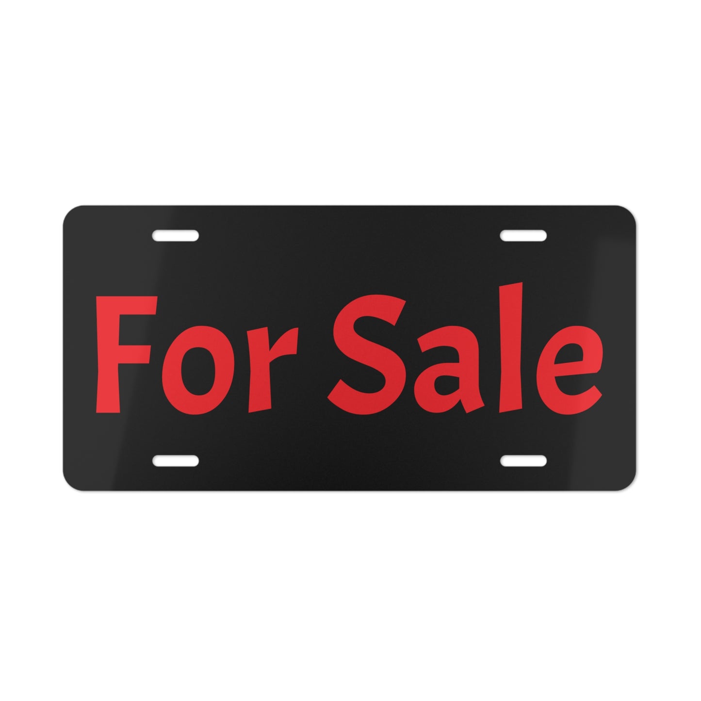 Vanity License Plate