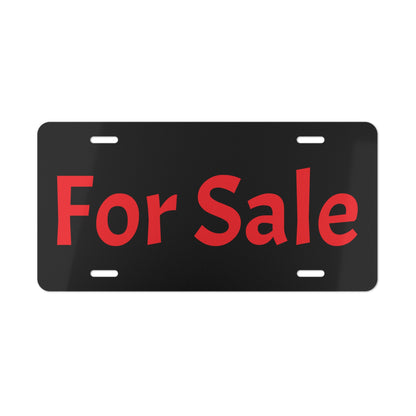 Vanity License Plate