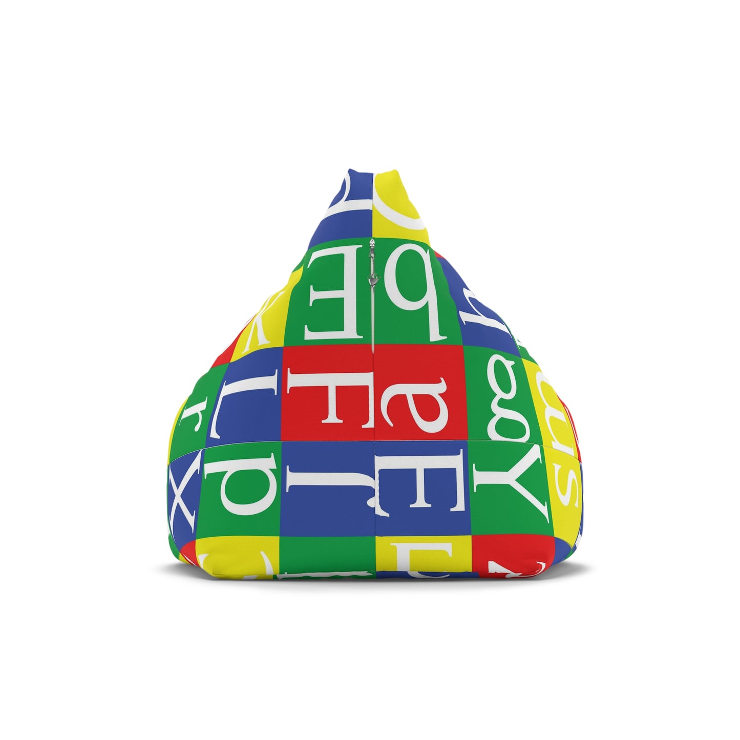 Colourful Letters Bean Bag Chair Cover