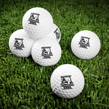 Golf Balls By UBBL, 6pcs