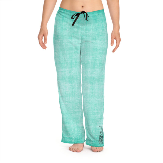 Sleepy Head Aqua Gnome Women's Pyjama Pants (AOP)