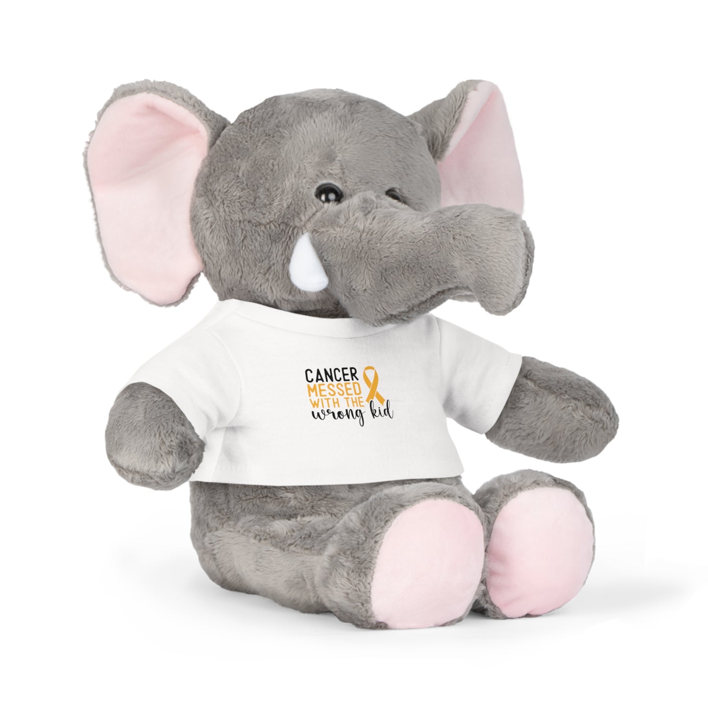 Childhood Cancer awareness - Plush Toy with T-Shirt