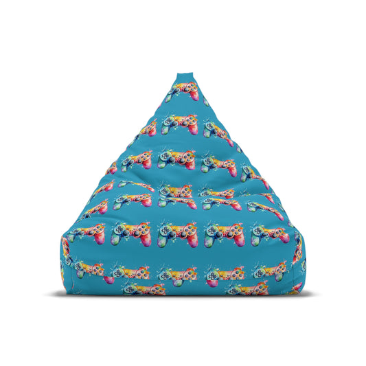 Turquoise Control Bean Bag Chair Cover