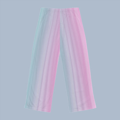 Lavender Aqua stripes Women's Pyjama Pants