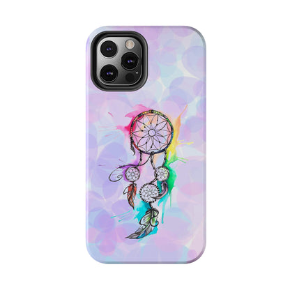 Dream catcher pastel purple and pink watercolour Tough Phone Cases