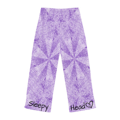 Sleepy Head purple patten Gnome Women's Pyjama Pants