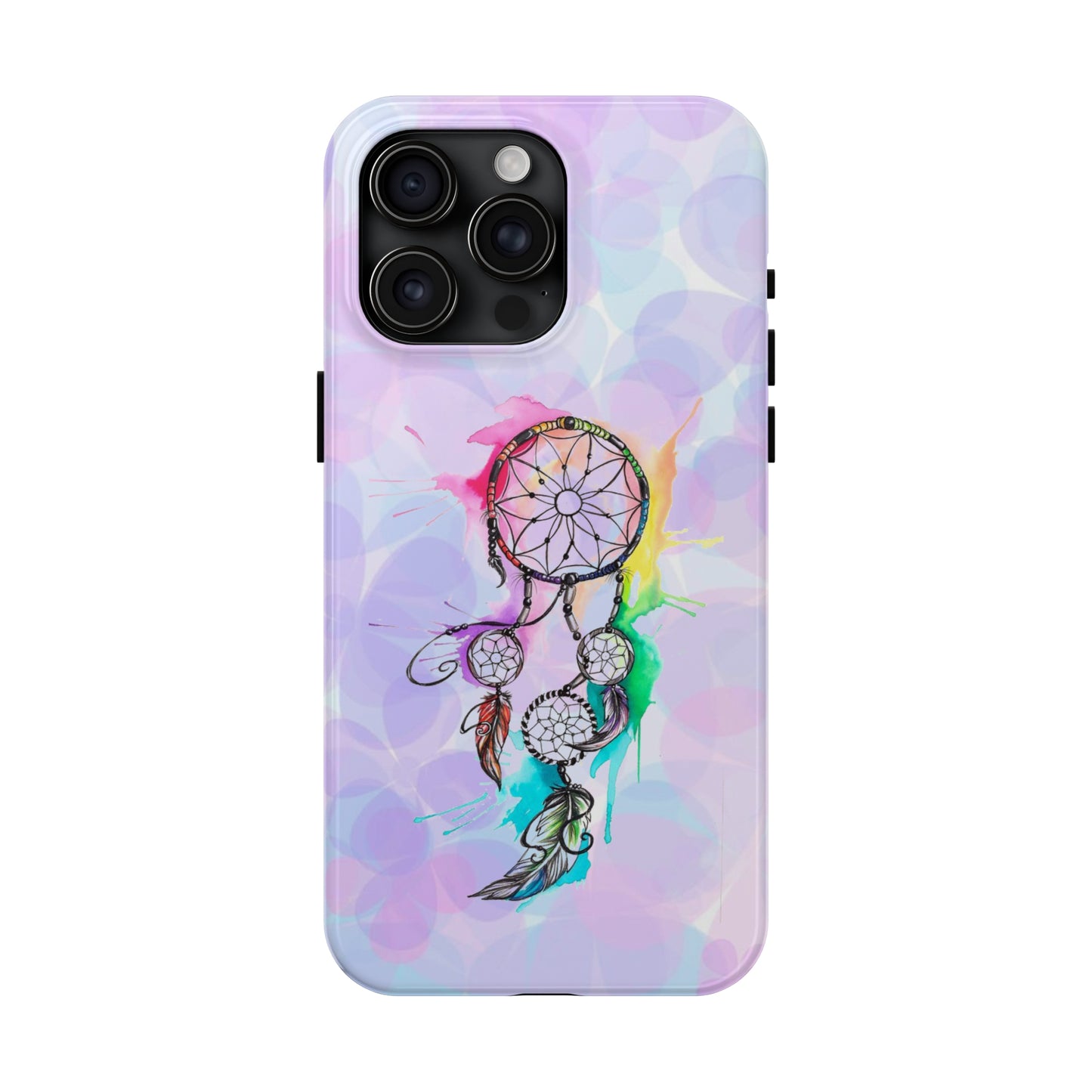 Dream catcher pastel purple and pink watercolour Tough Phone Cases