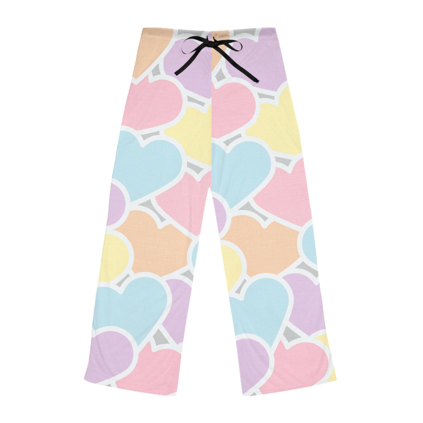 Sleepy head Valentine heart Women's Pyjama Pants (AOP)