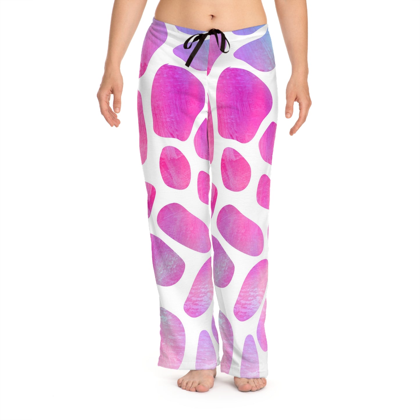 watercolours animal print Women's Pyjama Pants (AOP)