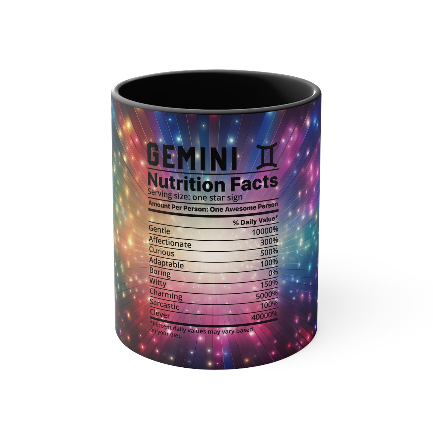 Gemini nutrition Accent Coffee Mug, 11oz