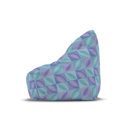 Purple and Blue Bean Bag Chair Cover