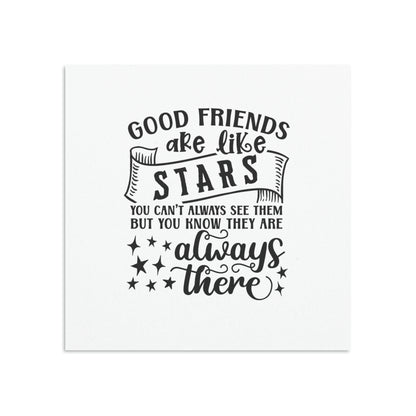 Friends are like stars BFF Half Heart Necklace Set