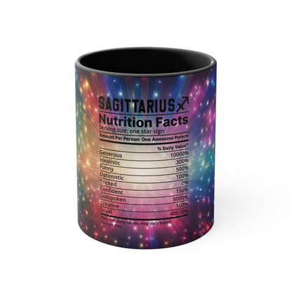 Sagittarius nutrition, Accent Coffee Mug, 11oz