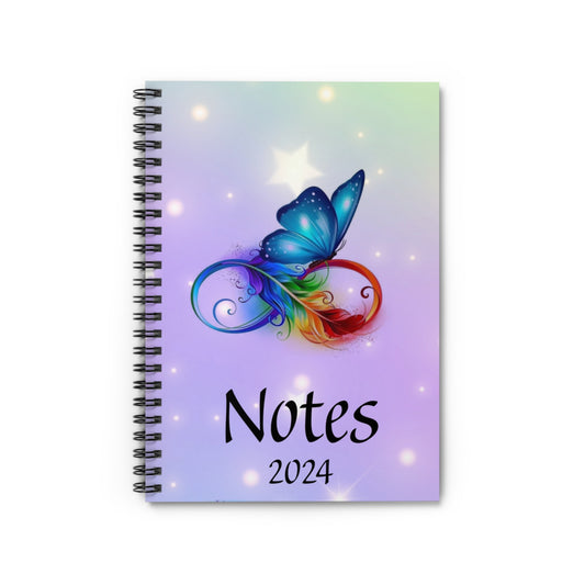 notes 2024 Spiral Notebook - Ruled Line