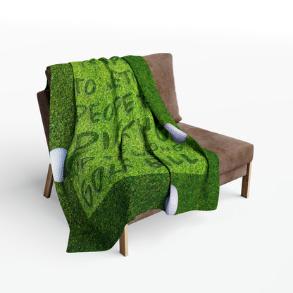 rough golf Fleece Blanket