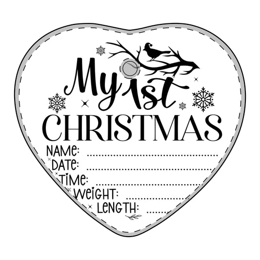 Babys First Christmas Acrylic Ornaments