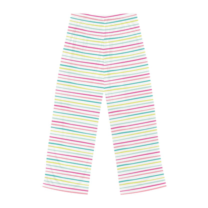 Pink strips you're the best Women's Pajama Pants (AOP)