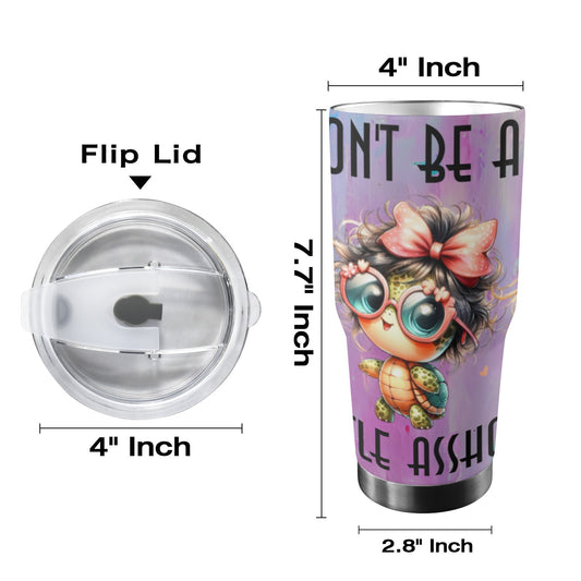turtle ass Custom Stainless Steel Tumbler (30oz ）