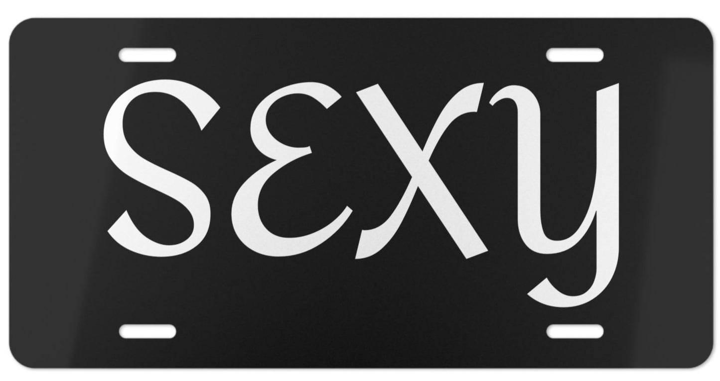 Vanity License Plate