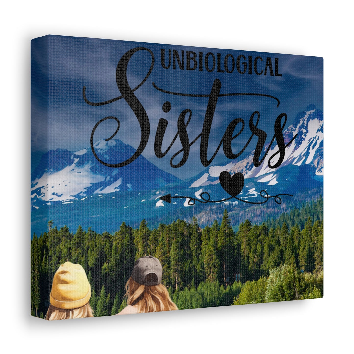 Unbiological Sisters Canvas Gallery Wraps