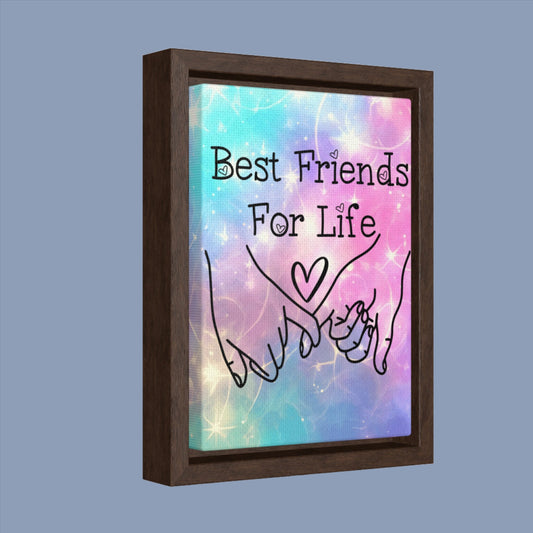 Gallery Canvas Wraps, Vertical Frame BEST FRIENDS