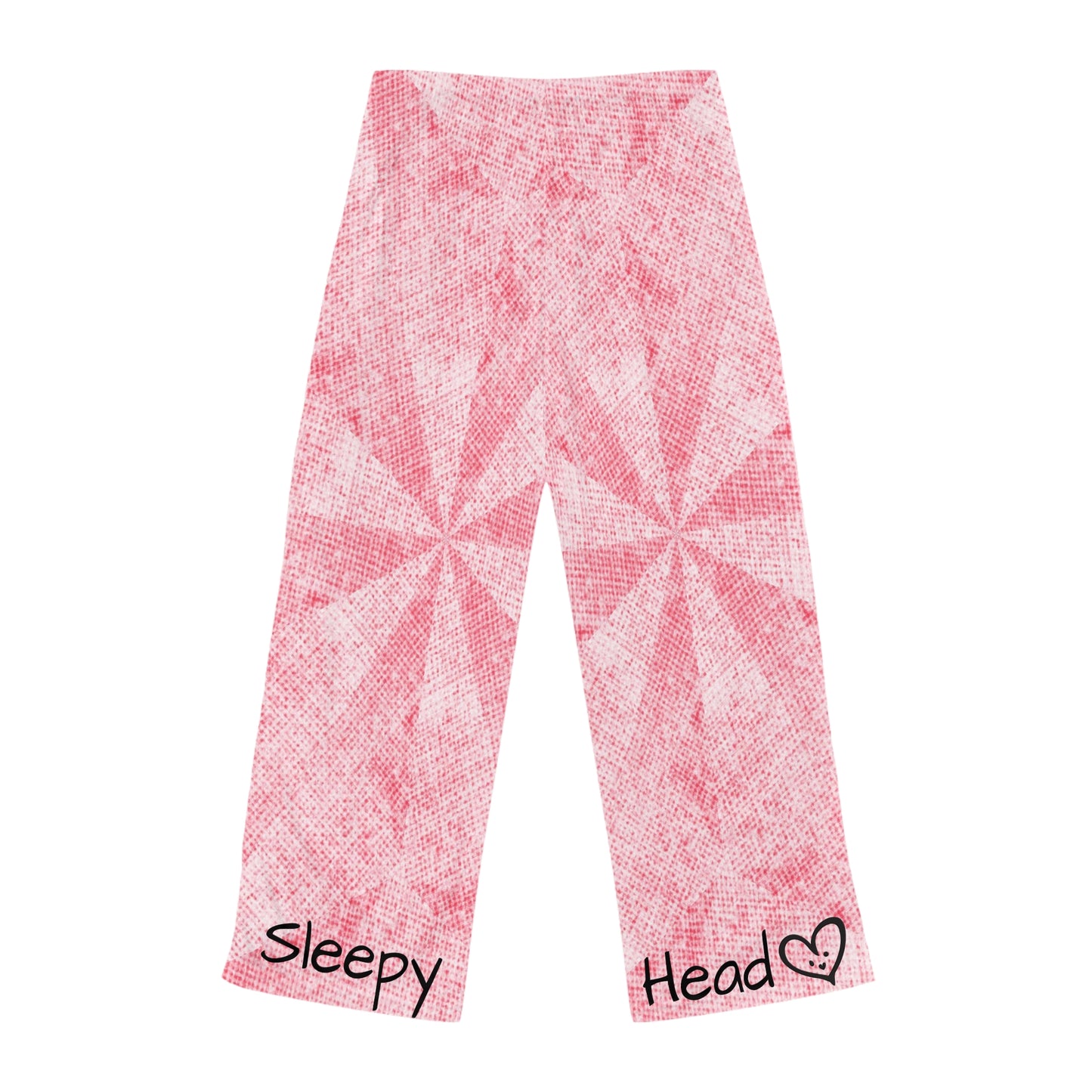 Sleepy Head Dusty Pink Patten Gnome Women's Pyjama Pants (AOP)