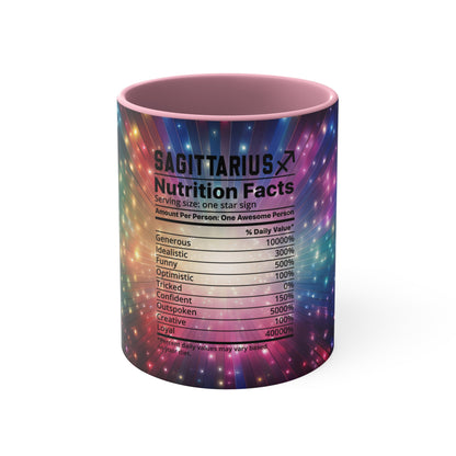 Sagittarius nutrition, Accent Coffee Mug, 11oz