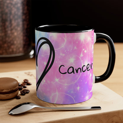 Fu*k Cancer, Accent Coffee Mug, 11oz