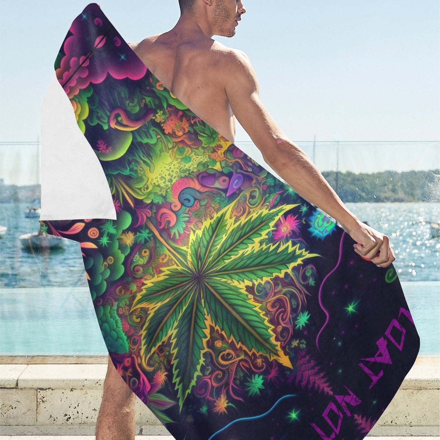 SandyLux Beach Towel