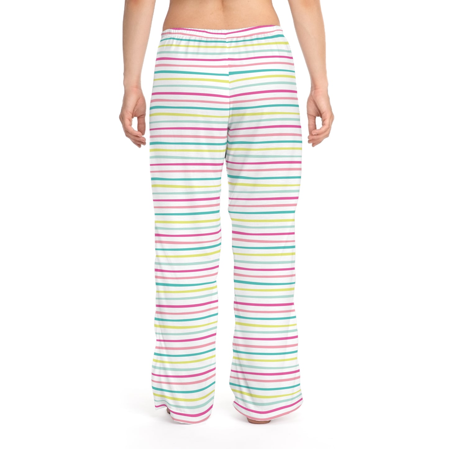 Pink strips you're the best Women's Pajama Pants (AOP)