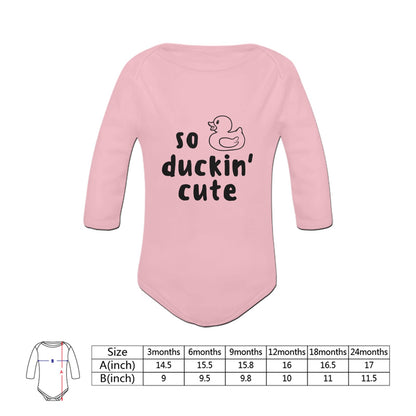 Little Troublemaker Organic Bodysuit Long-Sleeved Onesie