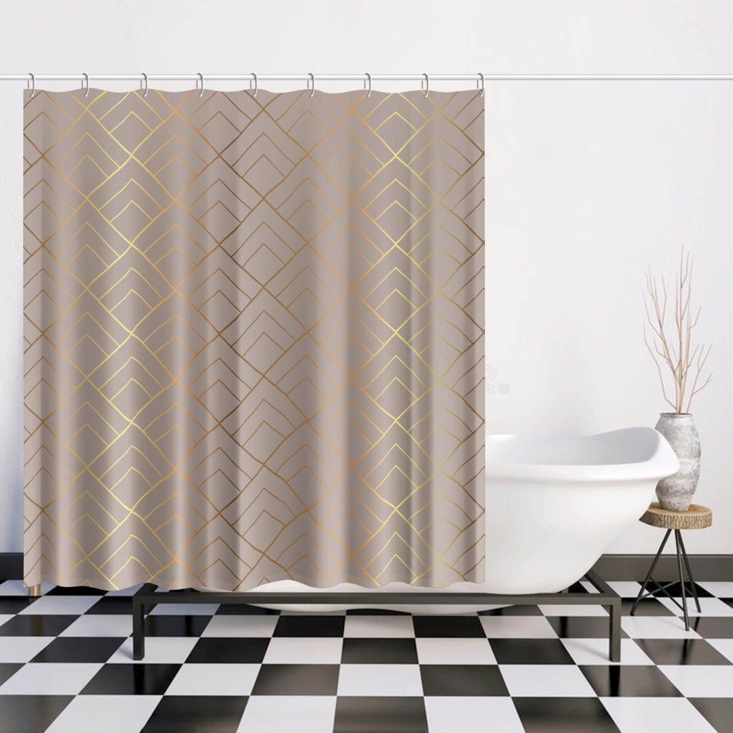 SwiftDry Shower Curtain