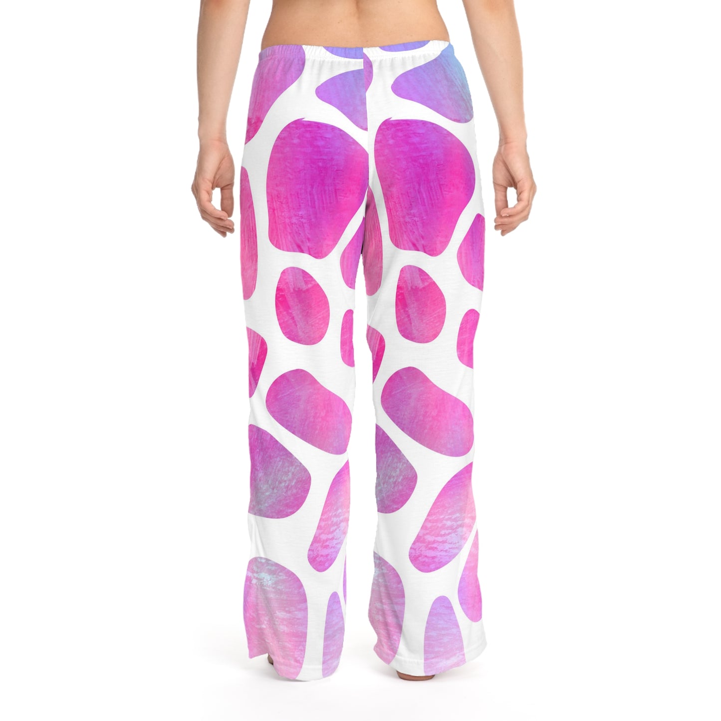 watercolours animal print Women's Pyjama Pants (AOP)