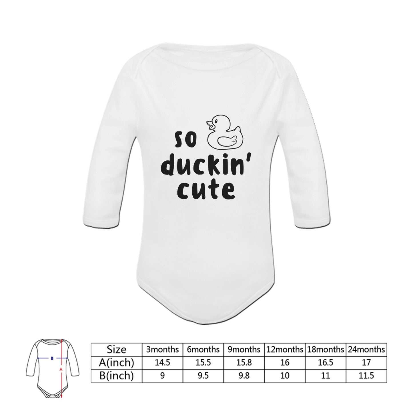 Little Troublemaker Organic Bodysuit Long-Sleeved Onesie