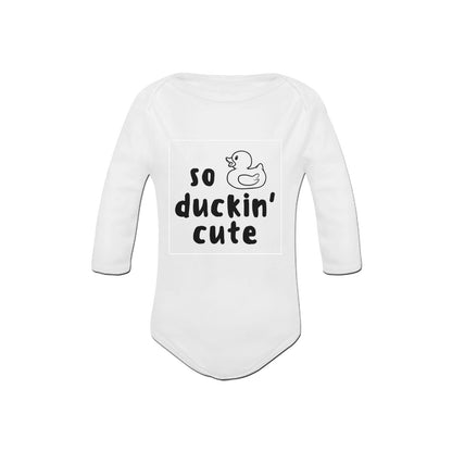 Little Troublemaker Organic Bodysuit Long-Sleeved Onesie